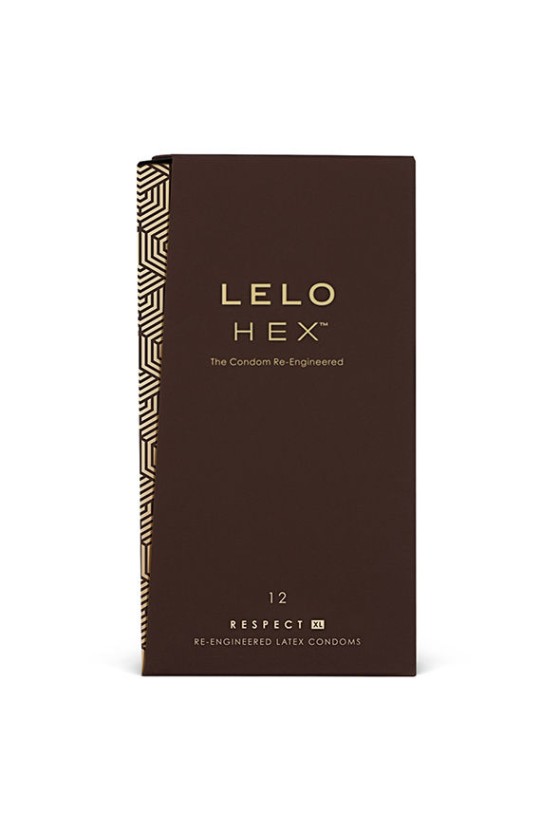 LELO - PRÉSERVATIFS HEX RESPECT XL PAQUET DE 12