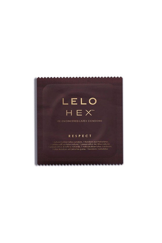 LELO - CONDONES HEXAGONALES RESPECT XL PACK 12