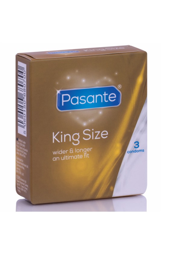 PASANTE - PRÉSERVATIFS KING SIZE 3 UNITÉS