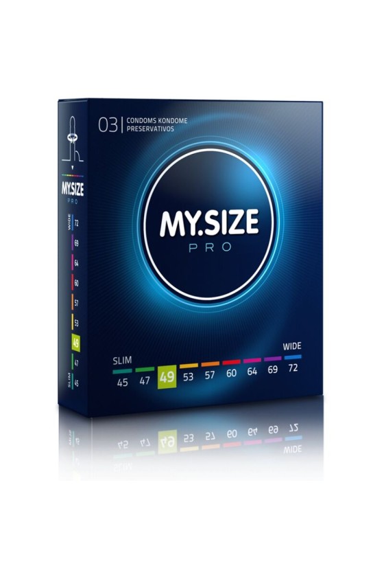 MY SIZE - PRO CONDOMS 49 MM 3 UNITS