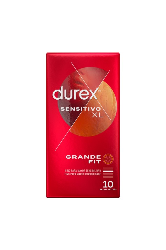 DUREX - PRÉSERVATIFS SENSIBLES XL 10 UNITÉS