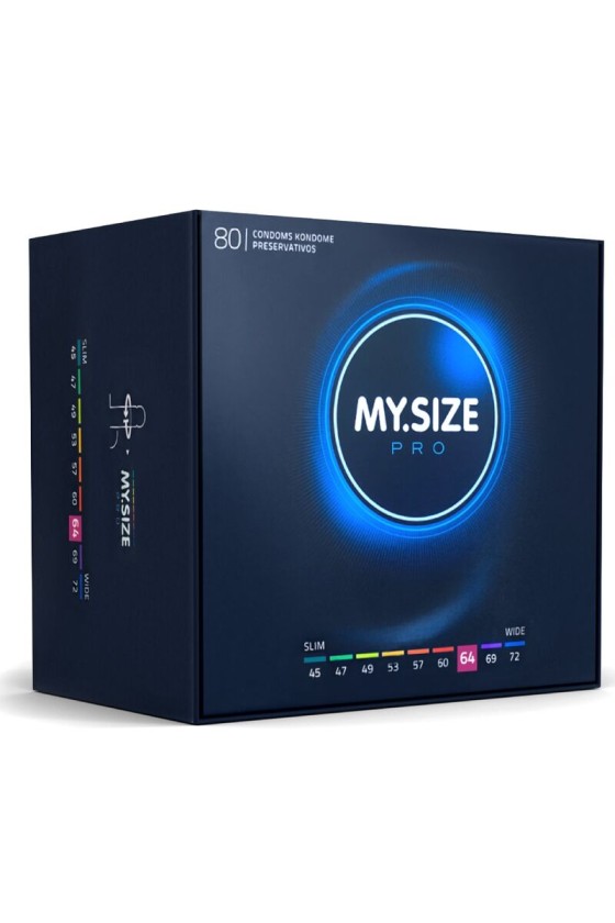 MY SIZE - PRO CONDOMS 64 MM 80 UNITS