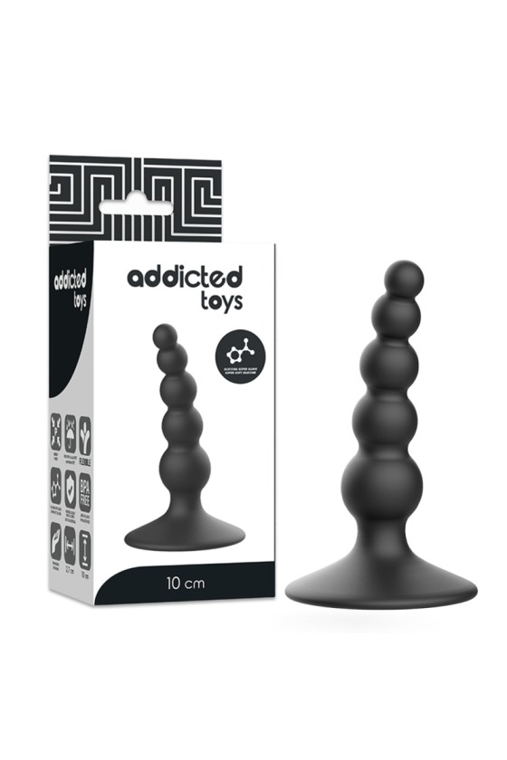 ADDICTED TOYS - ANAL SEXUAL PLUG 10 CM BLACK