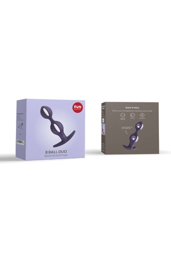 FUN FACTORY - B BALLES DUO BLANC/VIOLET FONC?