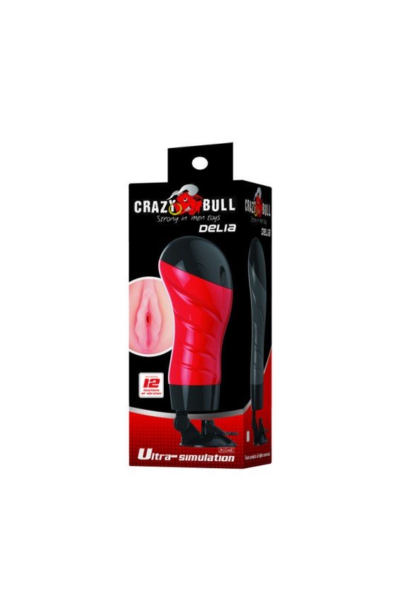 CRAZY BULL - FLORA VAGINA COM BASE MASTURBADOR DE VOZ