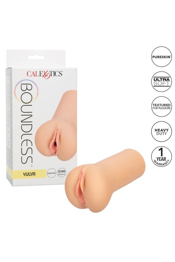 CALIFORNIA EXOTICS - BOUNDLESS VULVA STROKER LIGHT SKIN