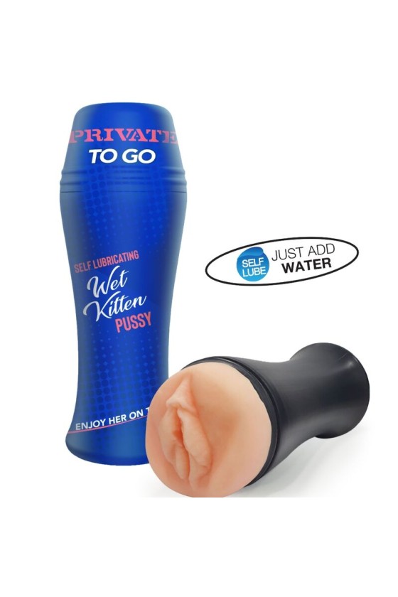 PRIVADO - MASTURBADOR WET KITTEN SELF LUBE TO GO