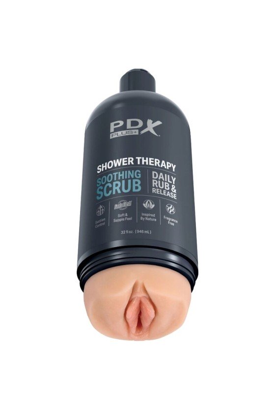 PDX PLUS - SHAMPOO SCRUB LENITIVO STROKER MASTURBATOR DAL DESIGN DISCRETO DELLA BOTTIGLIA