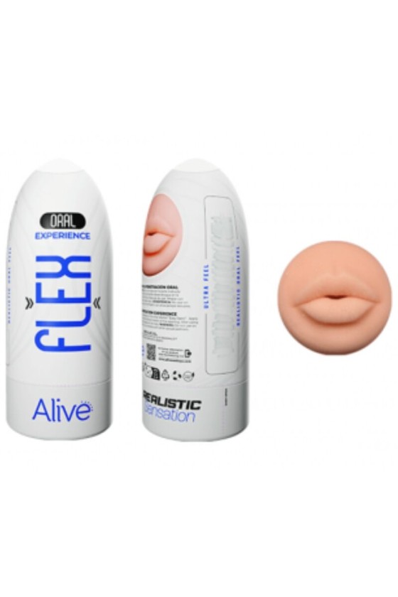 ALIVE - MASTURBADOR MASCHIO FLEX ORALE TAGLIA M