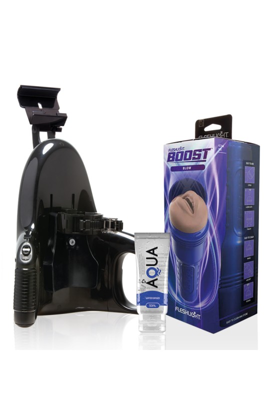 FLESHLIGHT - BLOW LM FLESH RP + LANCIO UNIVERSALE + LUBRIFICANTE AQUA QUALITÀ 50 ML