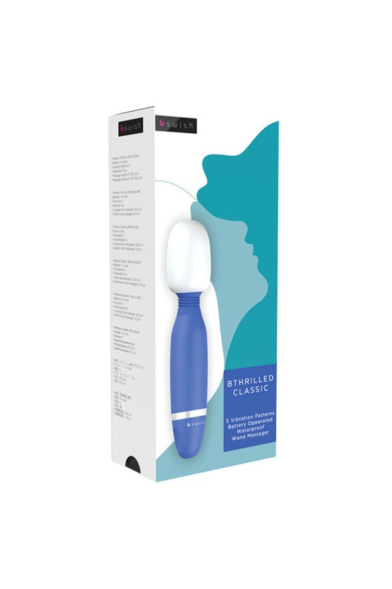 B SWISH – BTHRILLED CLASSIC WAND VIBRATOR DENIM