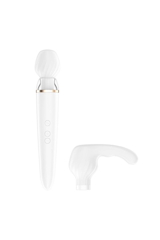 SATISFYER - DOUBLE WANDER APP WHITE