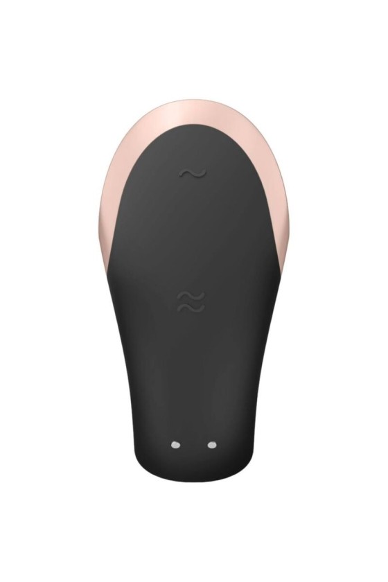 SATISFYER - DOUBLE LOVE LUXURY PARTNER VIBRATOR SCHWARZ