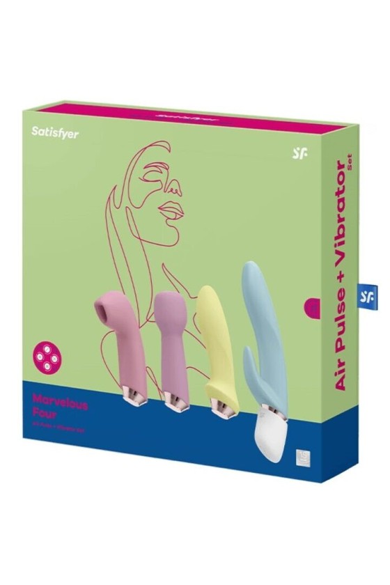 SATISFYER - MARVELOUS FOUR SET VIBRATORE E IMPULSO