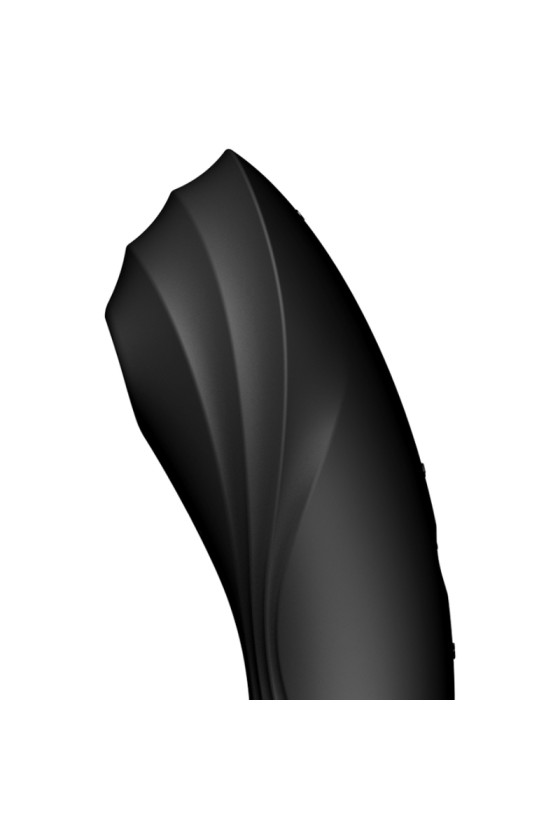 SATISFYER - VIBRADOR DE PULSO DE AR ​​CURVY TRINITY 4 PRETO