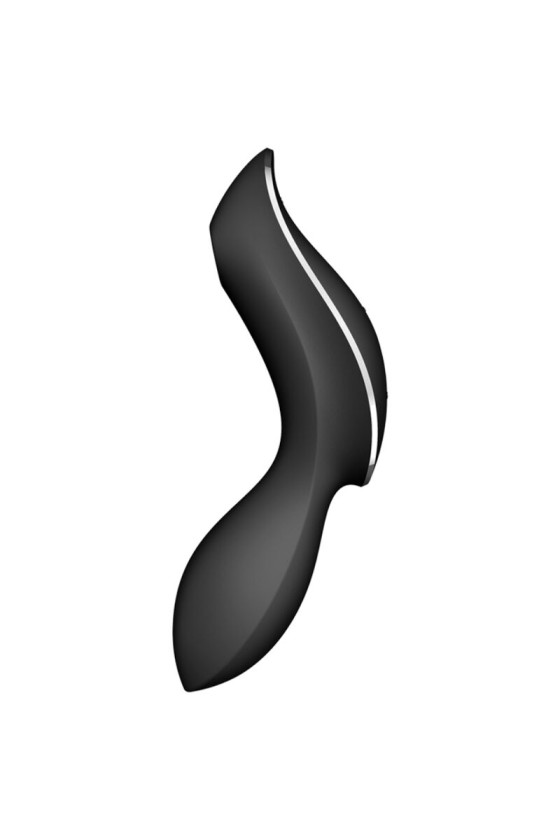 SATISFYER - CURVY TRINITY 2 AIR PULSE VIBRATOR BLACK