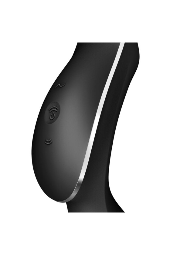 SATISFYER - CURVY TRINITY 2 AIR PULSE VIBRATOR BLACK