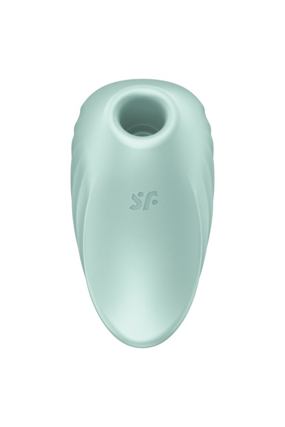 SATISFYER PEARL DIVER AIR PULSE STIMULATOR  VIBRATOR - GREEN