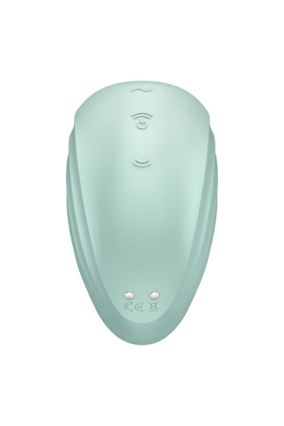 SATISFYER PEARL DIVER AIR PULSE STIMULATOR  VIBRATOR - GREEN