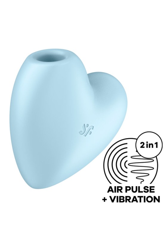 STIMULATEUR C?UR ET VIBRATEUR SATISFYER CUTIE - BLEU