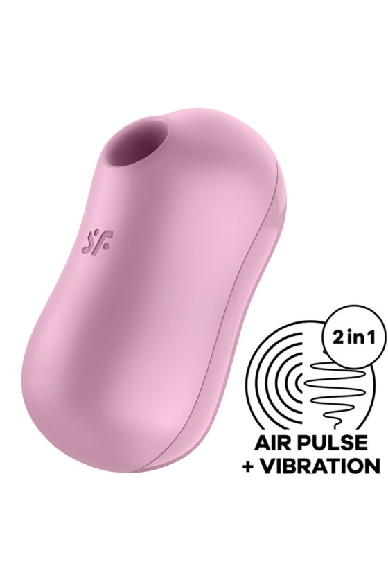 SATISFYER - COTTON CANDY AIR PULSE STIMULATOR  VIBRATOR LILAC