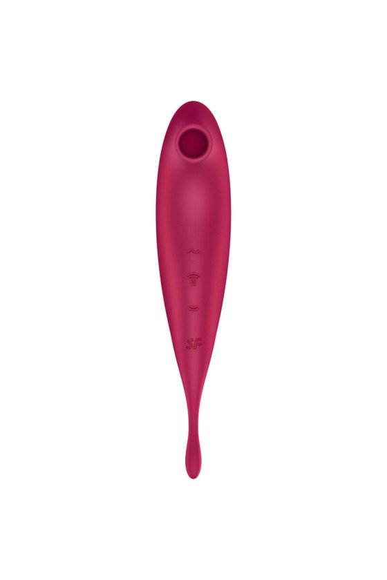 SATISFYER TWIRLING PRO+ AIR PULSE STIMULATOR  VIBRATOR APP - VERT