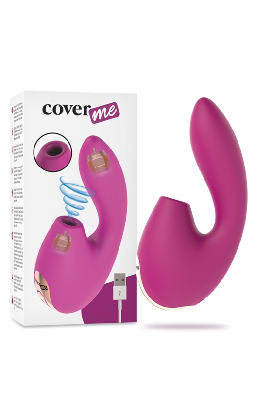 COVERME - ASPIRATION CLITORALE ET VIBRATEUR PUISSANT RUSH G-SPOT