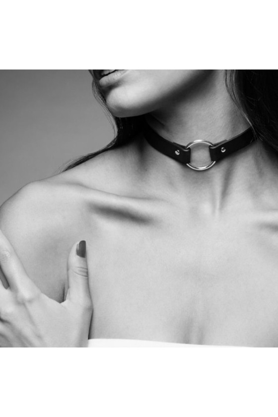 BIJOUX - INDISCRETS MAZE BLACK CHOKER NECKLACE