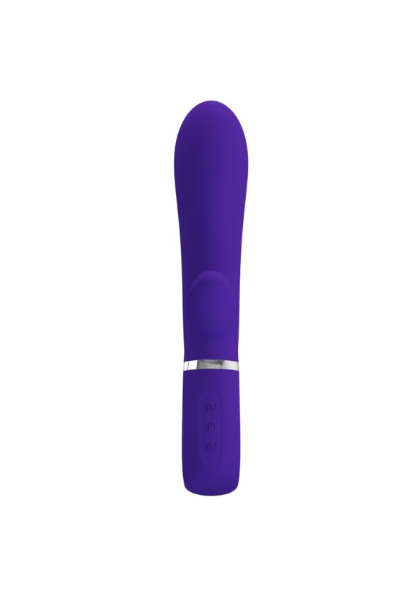 PRETTY LOVE - THOMAS VIBRADOR MULTIFUNCIÓN PUNTO G MORADO