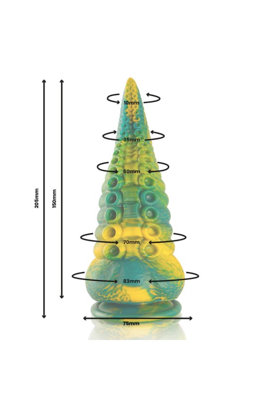 EPIC - DILDO TENTACOLO VERDE CETUS DI GRANDI DIMENSIONI