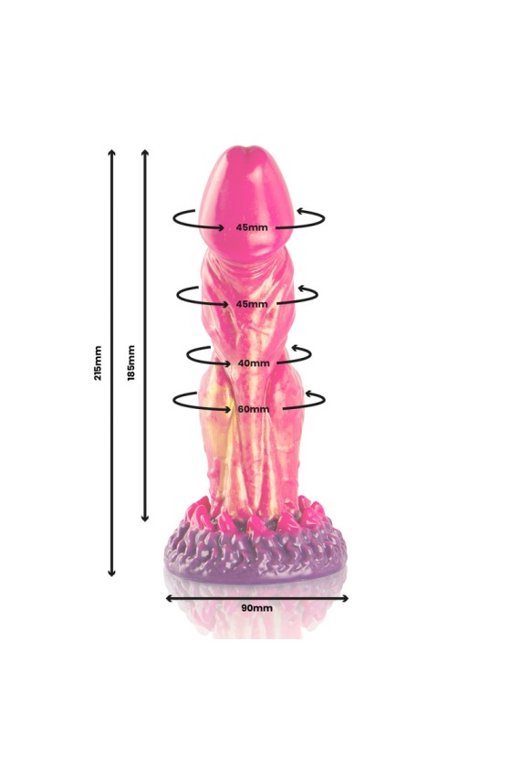 ÉPICO - CERBERUS DILDO FOGO MITOLÓGICO