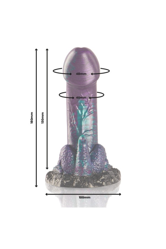 EPIC - BASILISK DILDO DOPPELT SCHUPPIG VERGNÜGEN, KLEINE GRÖSSE