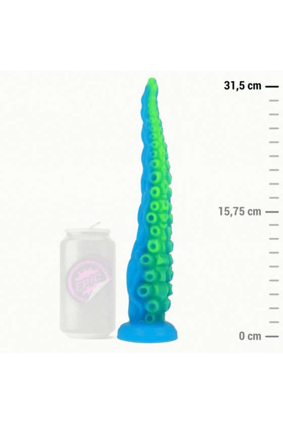 EPIC - DILDO TENTÁCULO DELGADO FLUORESCENTE SCYLLA TAMAÑO GRANDE