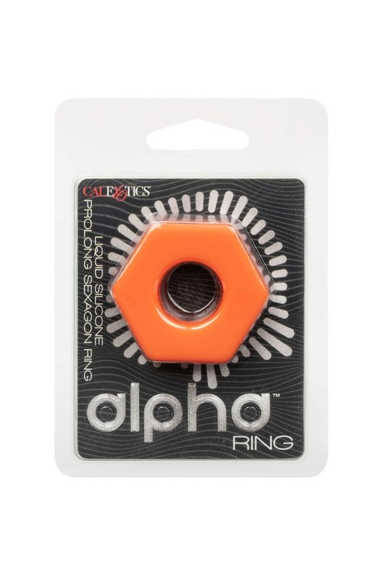 CALIFORNIA EXOTICS – ALPHA PROLONG SEXAGON RING ORANGE