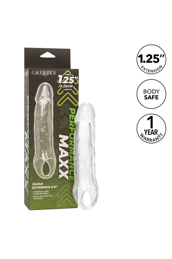 CALIFORNIA EXOTICS - PERFORMANCE MAXX CLEAR EXTENSION 5,5 TRANSPARENT