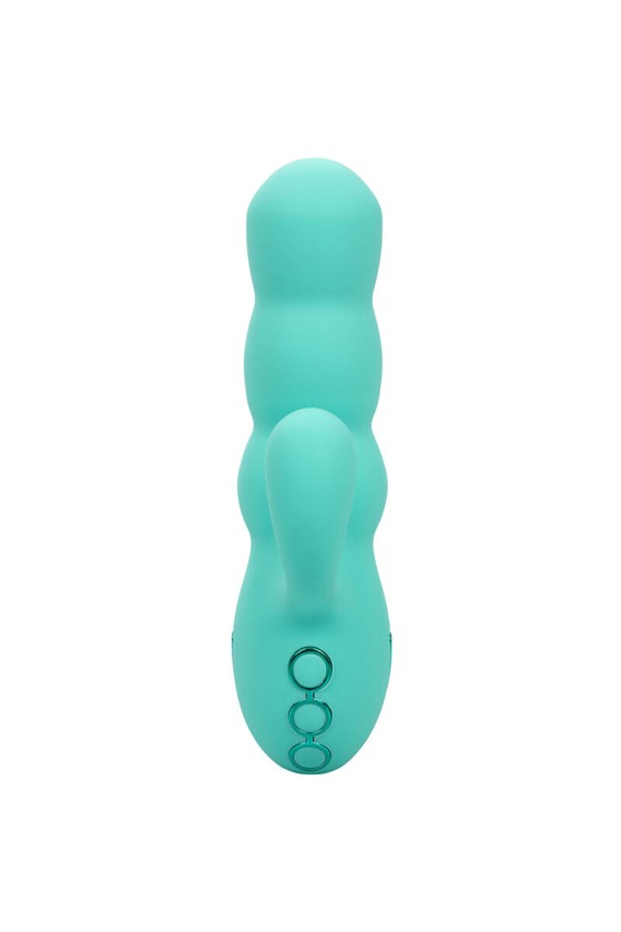 CALIFORNIA EXOTICS - DEL MAR DIVA VIBRATOR RABBIR AQUA GREEN BY CALIFORNIA DREAMING