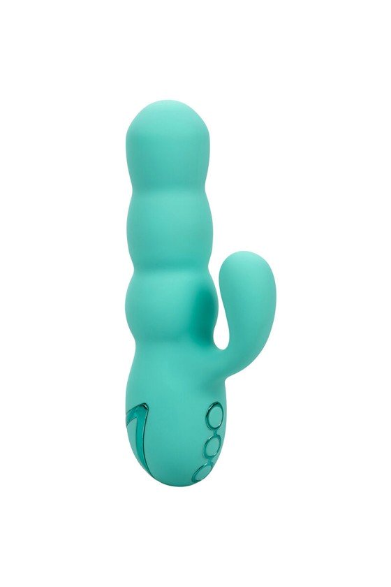 CALIFORNIA EXOTICS - DEL MAR DIVA VIBRATOR RABBIR AQUA GREEN BY CALIFORNIA DREAMING