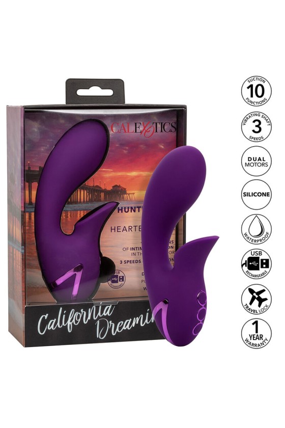 CALIFORNIA EXOTICS - HUNTINGTON BEACH HEARTBREAKER STIMULATOR  SUCKER LILA VON CALIFORNIA DREAMING