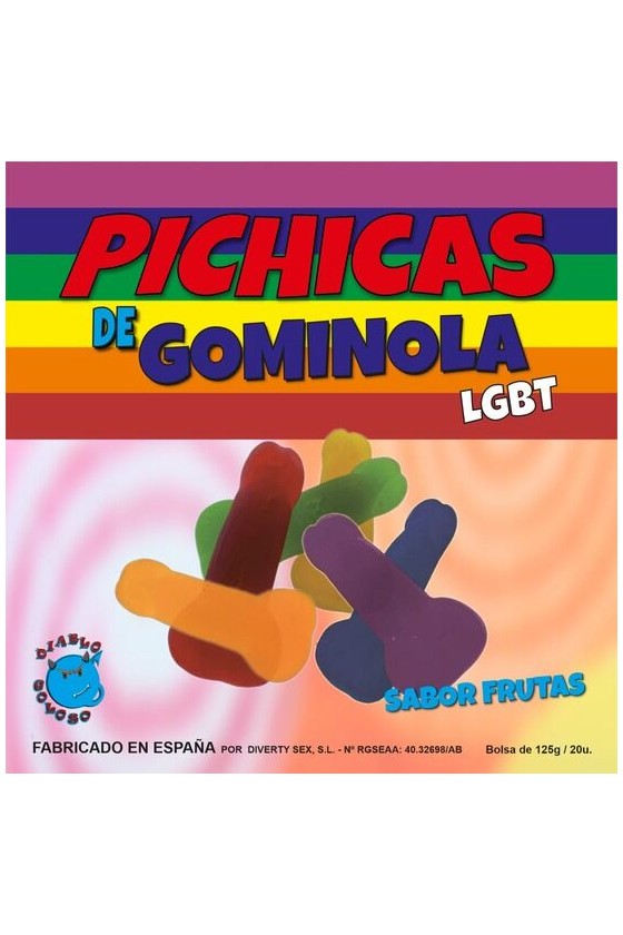 PRIDE - FRUTTA GUMMY PENIS CON ZUCCHERO LGBT