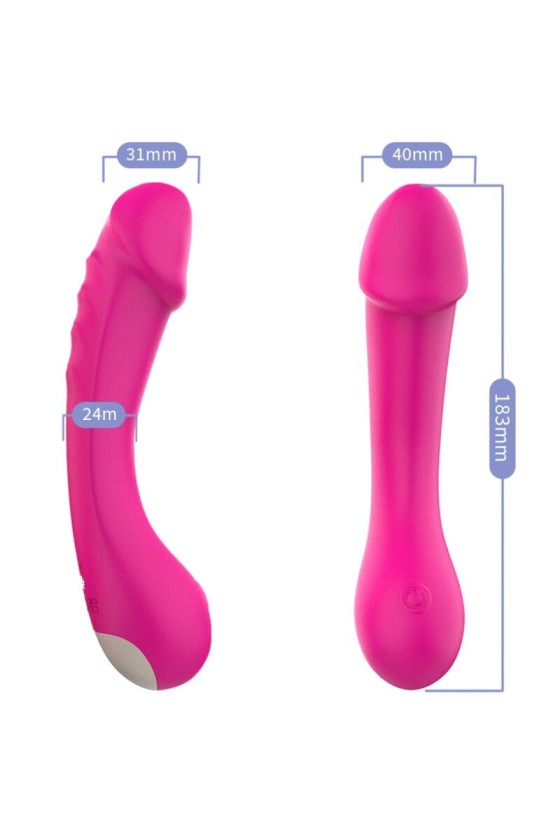 ARMONY - DILDO VIBRATOR G-SPOT SILIKON FUCHSIA