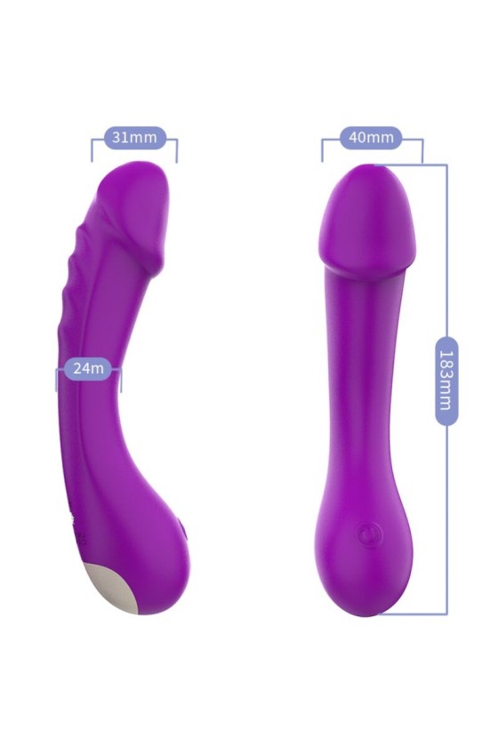 ARMONY - DILDO VIBRATOR G-SPOT SILIKON LILA