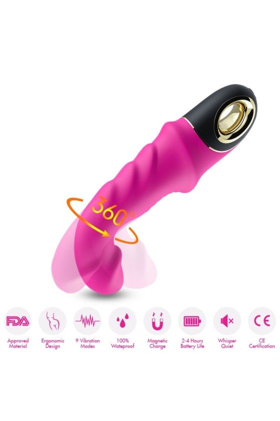 ARMONY - JOYBLADE DILDO VIBRADOR ROTADOR FUCSIA