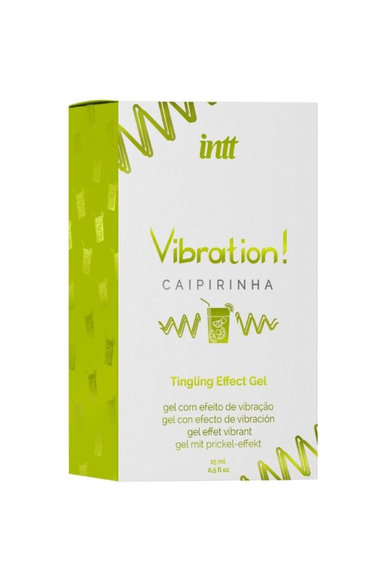 INTT - GEL VIBRATEUR LIQUIDE CAIPIRINHA PUISSANT STIMULANT INTIME 15 ML