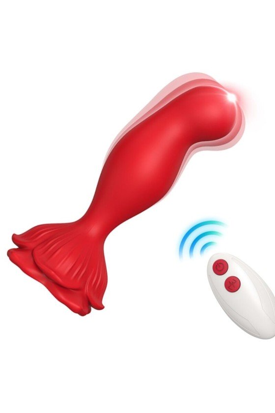 ARMONY - PINK VIBRATOR  ANAL PLUG REMOTE CONTROL RED