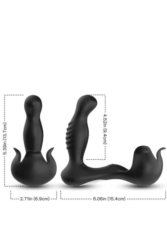 ARMONY - VIBRADOR SURROUND ESTIMULADOR ANAL TESTICULOS CONTROL REMOTO NEGRO