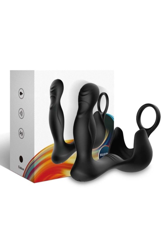 ARMONY - SURROUND VIBRATOR ANAL  STIMULATOR TESTICULOS  RING REMOTE CONTROL BLACK