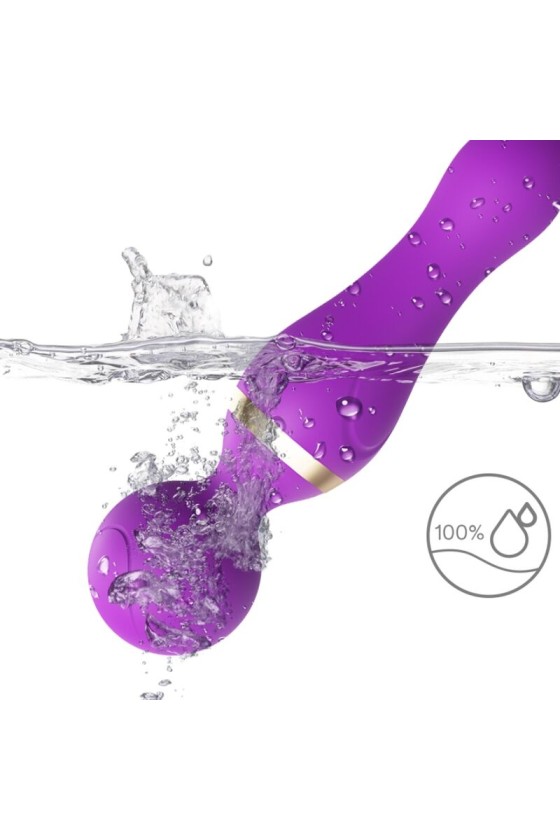 ARMONY - FREEZA MASAJEADOR VIBRADOR CABEZA SUPER FLEXIBLE MORADO