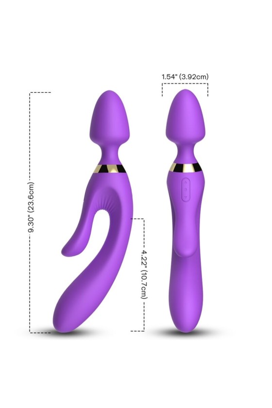 ARMONY - MASSAGER E VIBRADOR COELHO ROXO