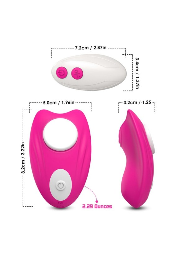 ARMONY - BUTTERFLY TRAGBARES HÖSCHEN VIBRATOR FERNBEDIENUNG ROSA