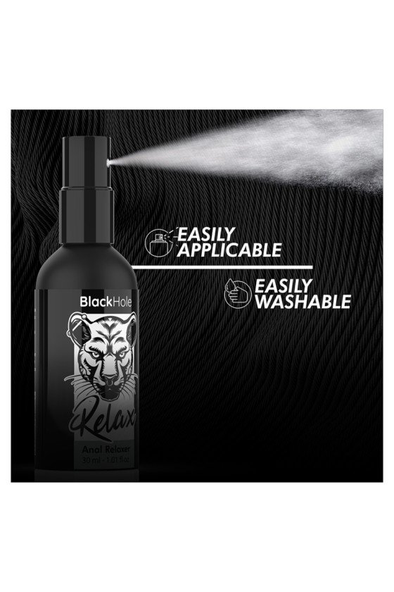 BLACK HOLE - ANAL RELAXER SPRAY À BASE DE ÁGUA 30 ML